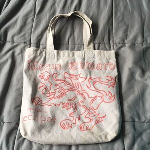 Team Edward tote bag